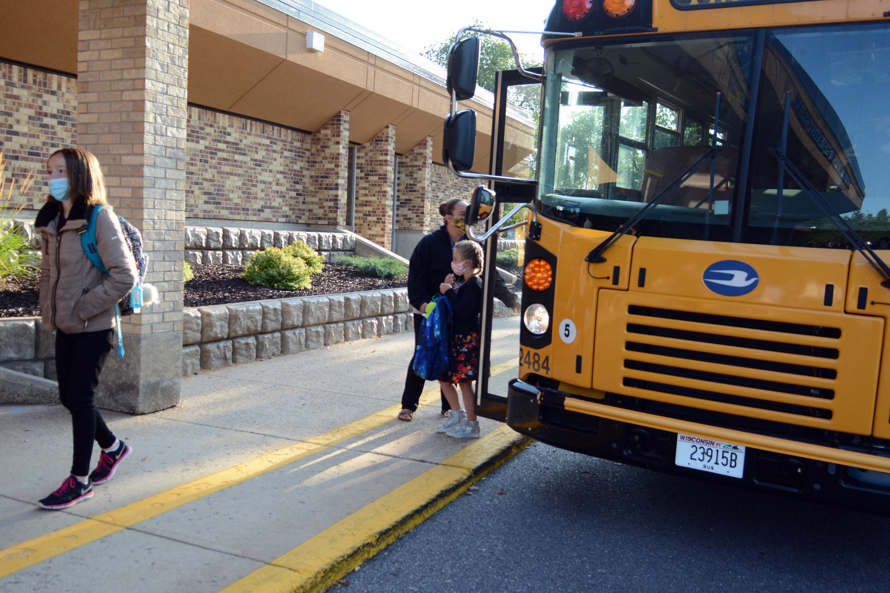 First day of school 2020 in Baraboo